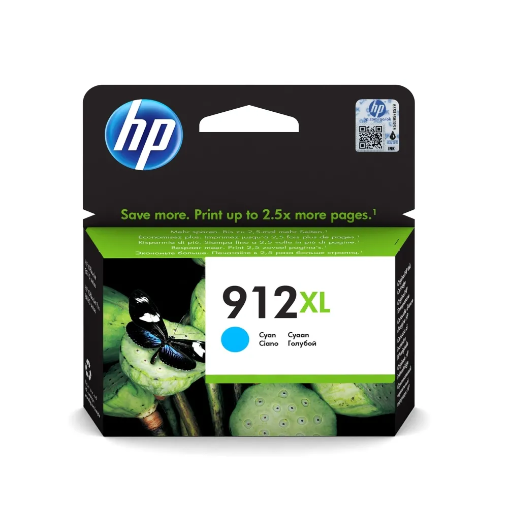 Консуматив, HP 912XL High Yield Cyan Original Ink Cartridge