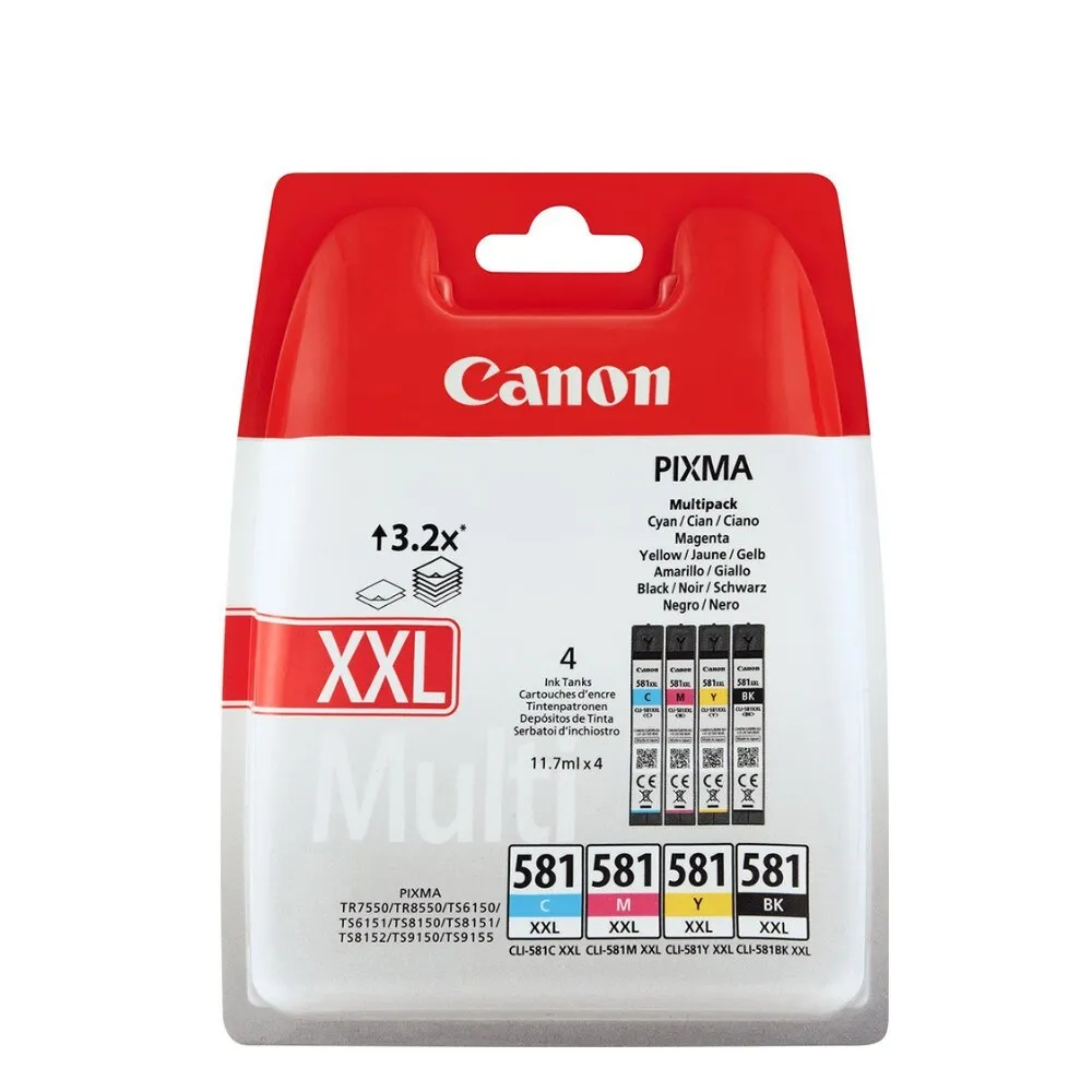 Консуматив, Canon CLI-581 XXL C/M/Y/BK Multi Pack