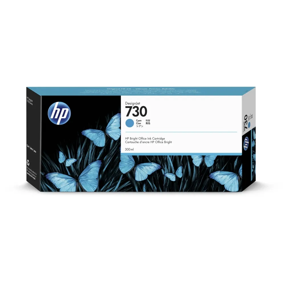 Консуматив, HP 730 300-ml Cyan Ink Cartridge