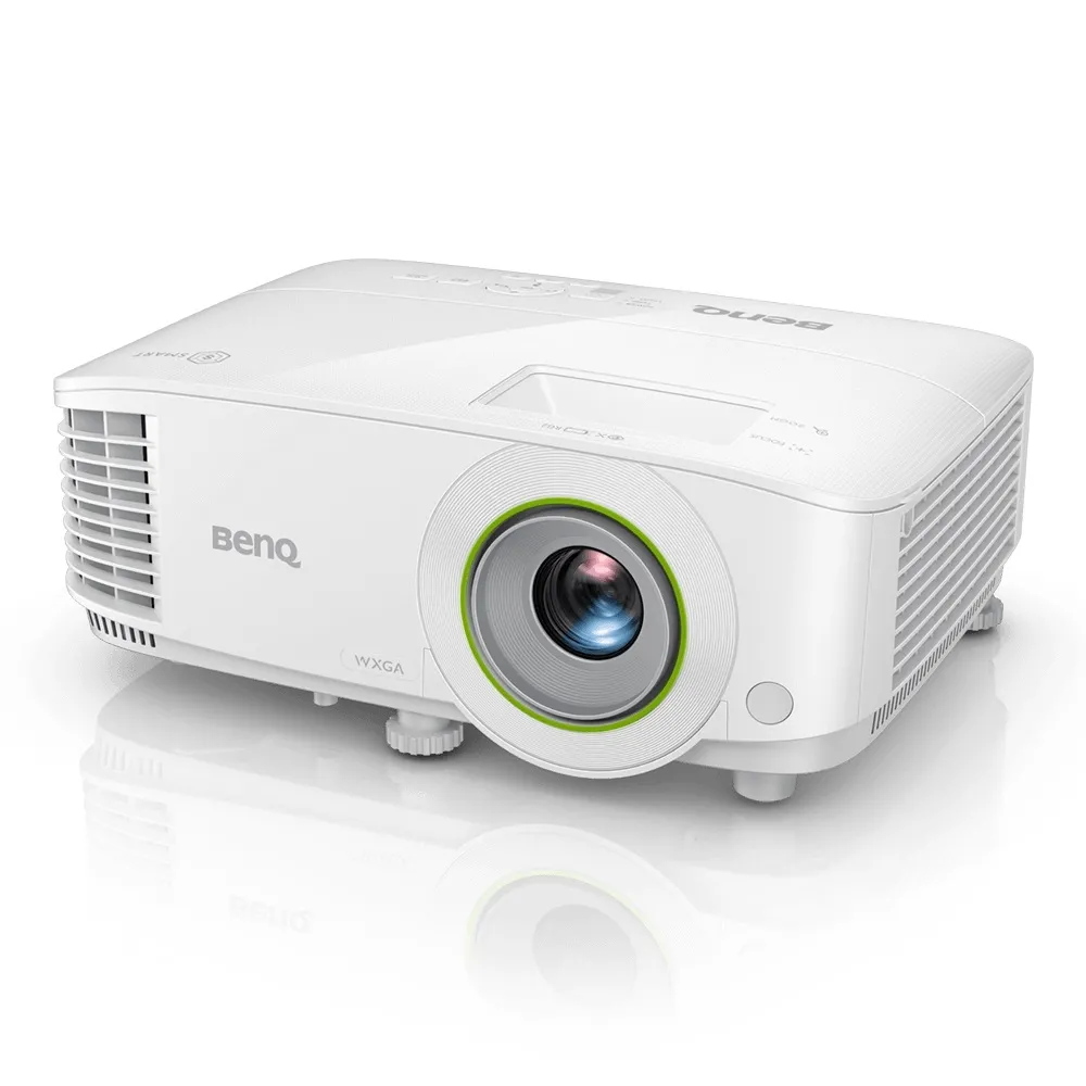 Мултимедиен проектор, BenQ EW600, Wireless Android-based Smart Projector, DLP, WXGA (1280x800), 16:10, 3600 Lumens, 20000:1, Zoom 1.1x, Speaker 2W, USB Reader for PC-Less Presentations, Built-in Firefox, BT 4.0, Dual Band WiFi, 3D, Lamp 200W, up to 15000 hrs, 2.5 Kg, White - image 2