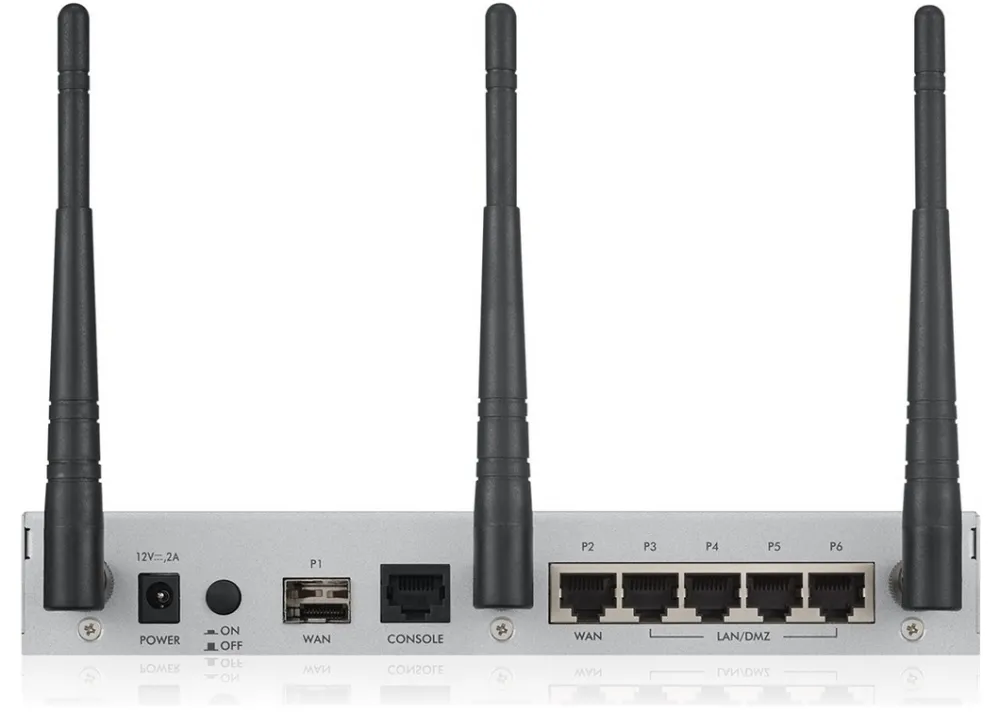 Защитна стена, ZyXEL USG20W-VPN Firewall, 802.11ac/n Wireless (3x3/80MHz), 10x VPN (IPSec/L2TP), up to 15 SSL (5 included), 1x WAN, 1x SFP, 4x LAN/DMZ, 1x USB port, Optional: Content Filtering, Antispam (licenses) - image 2