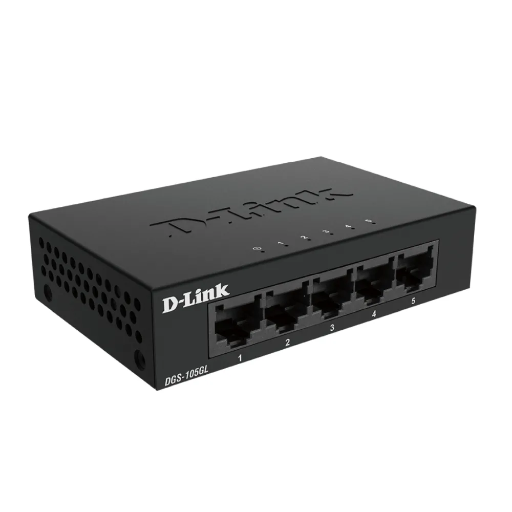 Комутатор, D-Link 5-Port Gigabit Ethernet Metal Housing Unmanaged Switch - image 2