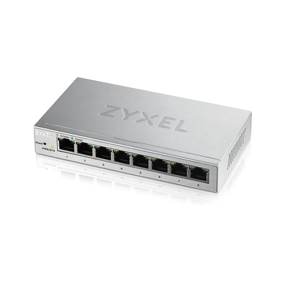 Комутатор, ZyXEL GS1200-8, 8 Port Gigabit web managed Switch