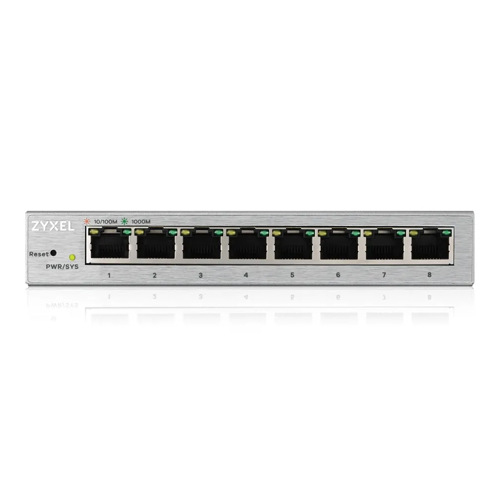 Комутатор, ZyXEL GS1200-8, 8 Port Gigabit web managed Switch - image 2