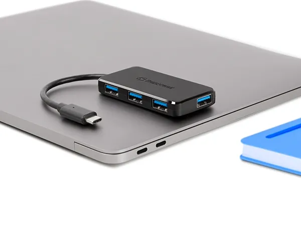 USB хъб, Transcend 4-Port HUB, USB 3.1 Gen 1, Type C - image 4