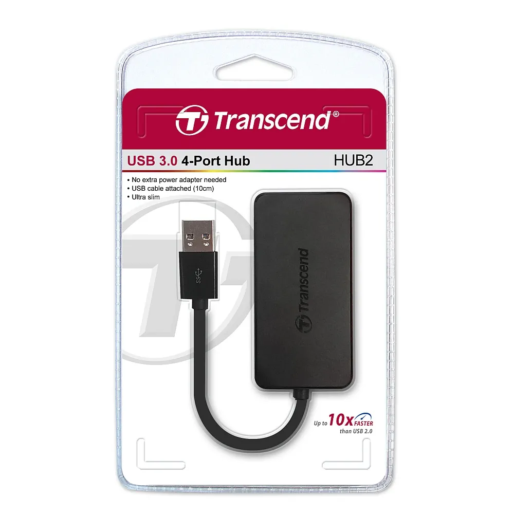 USB хъб, Transcend 4-Port HUB, USB 3.1 Gen 1 - image 1