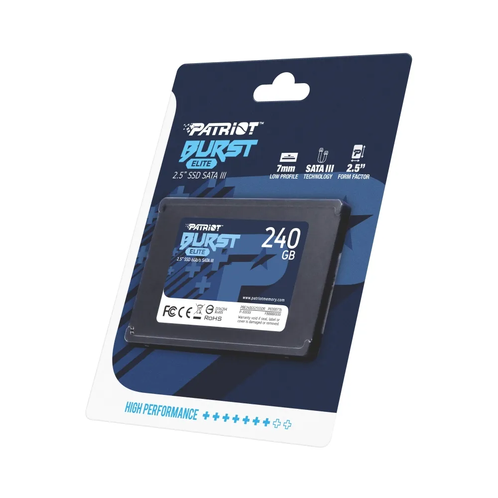 Твърд диск, Patriot Burst Elite 240GB SATA3 2.5 - image 7