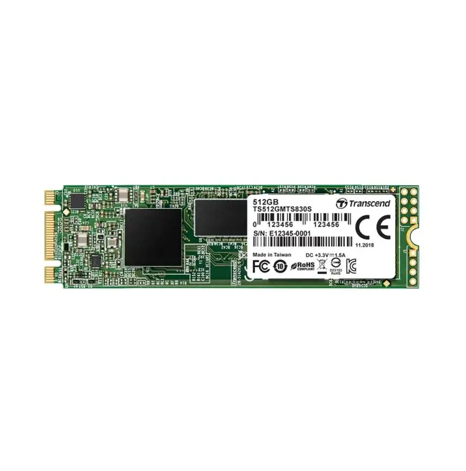Твърд диск, Transcend 512GB, M.2 2280 SSD, SATA3 B+M Key, TLC