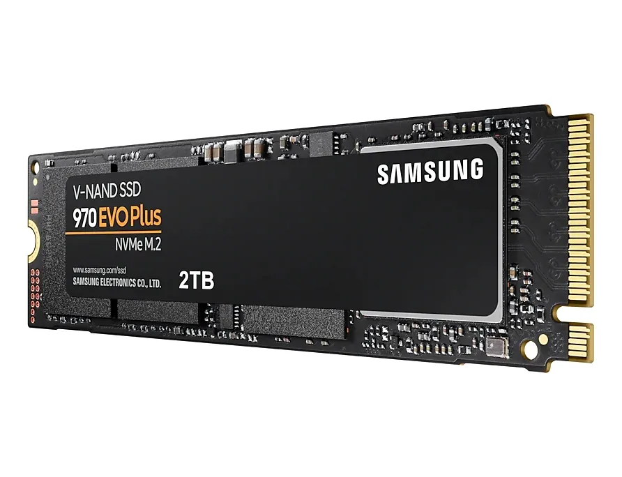 Твърд диск, Samsung SSD 970 EVO Plus 2 TB M.2, PCIe Gen 3.0 x4 NVMe 1.3, V-NAND 3-bit MLC, Phoenix Controller, 256-bit Encryption, 2 GB DDR4 SDRAM, Read 3500 MB/s Write 3300 MB/s - image 2