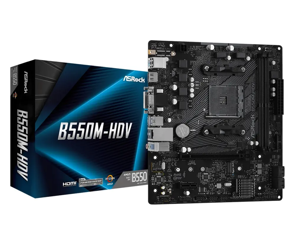 Дънна платка, Asrock B550M-HDV