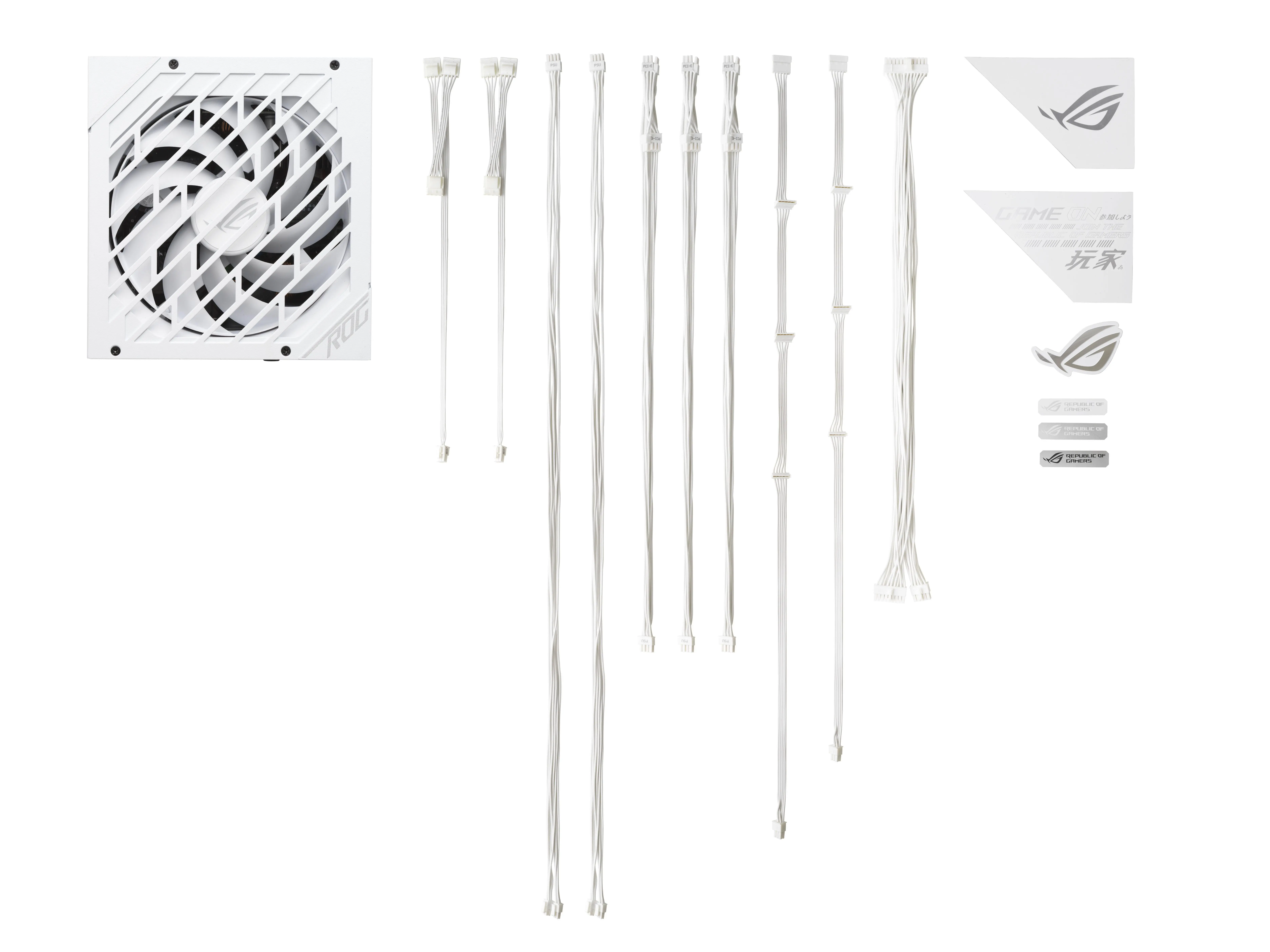 Захранващ блок ASUS ROG STRIX 850W White Edition 80+ Gold, Fully Modular - image 14