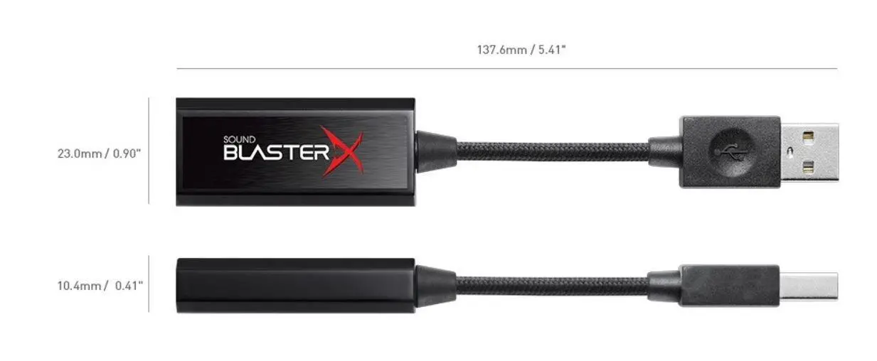 Външна звукова карта Creative Sound BlasterX G1, 7.1 HD, USB - image 1