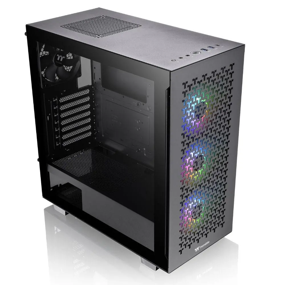 Кутия Thermaltake V350 TG Air ARGB, Tempered Glass, Mid-Tower, Black - image 6
