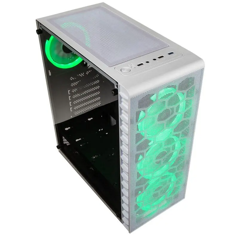Кутия Kolink Observatory Lite Mesh RGB Mid-Tower, Бяла - image 1