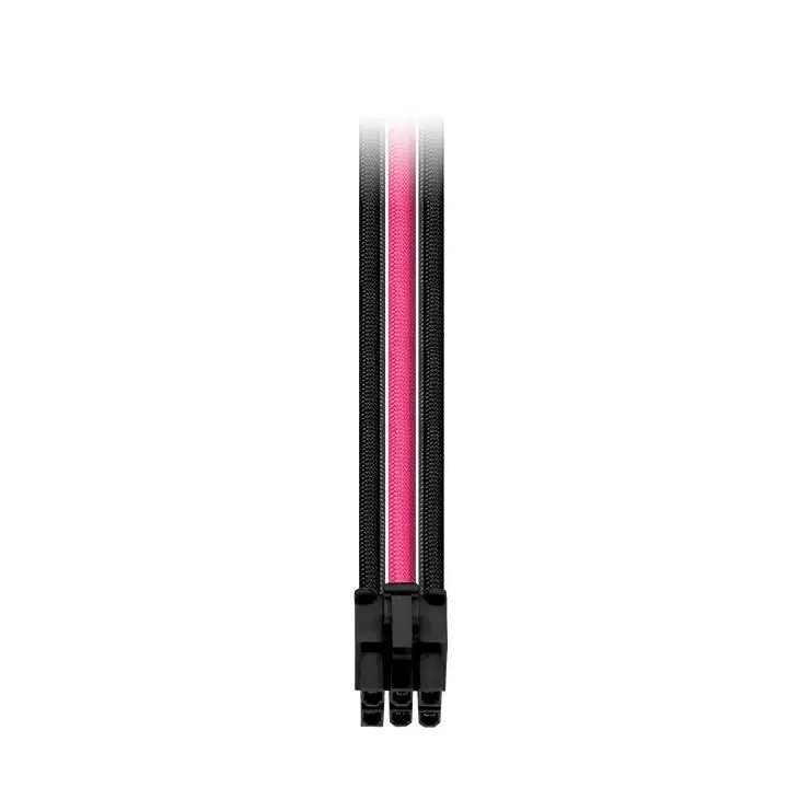 Комплект оплетени кабели Thermaltake TtMod, Black/Pink - image 2