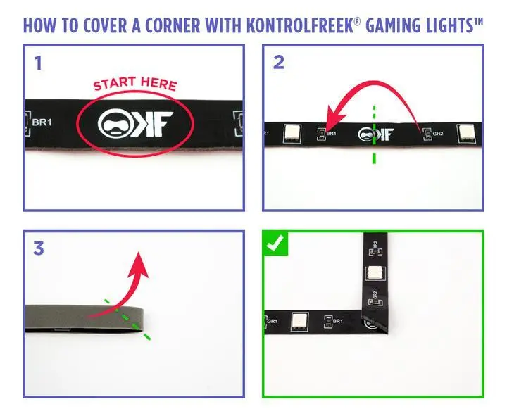 RGB лента KontrolFreek Gaming Lights Kit, USB (3.6m) - image 5