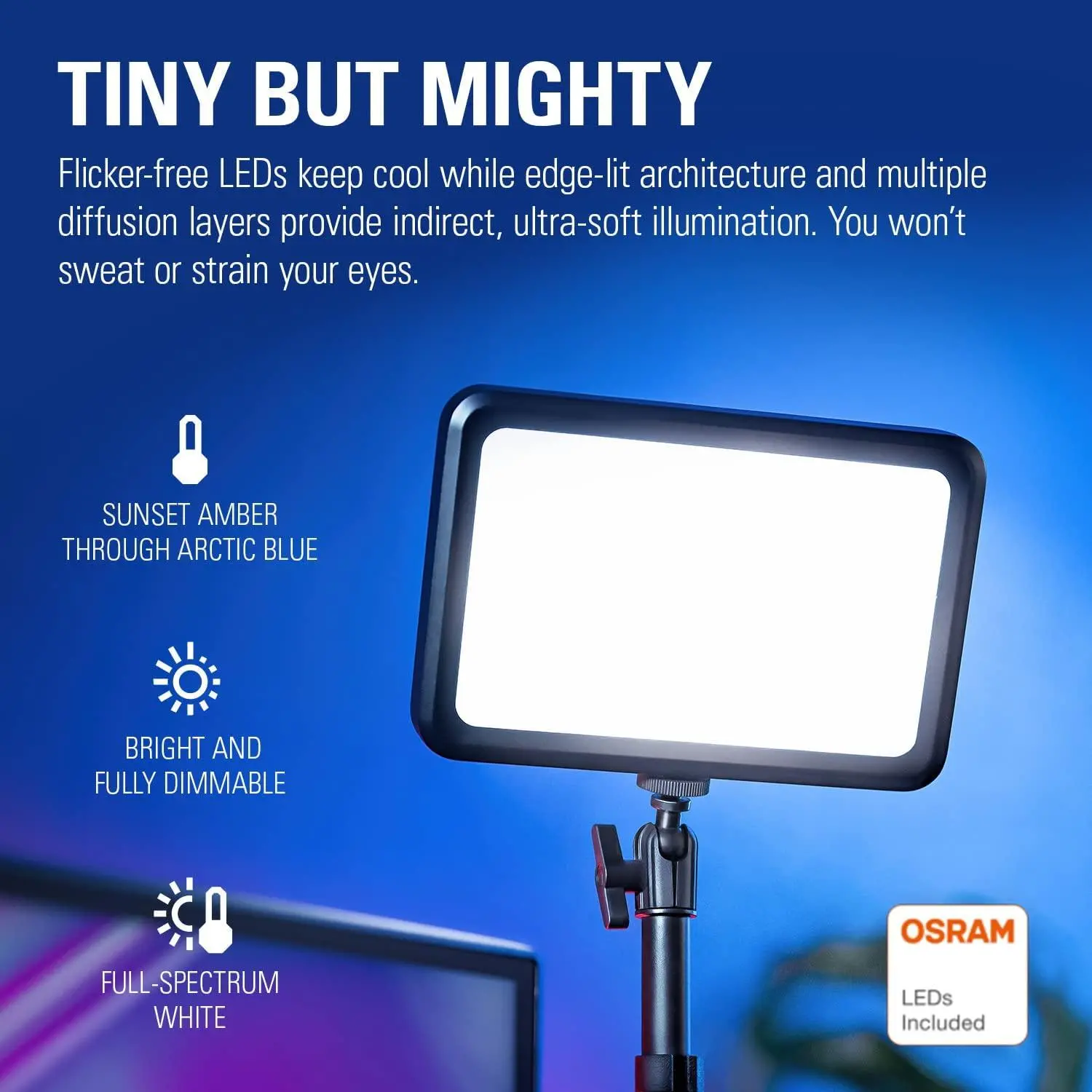 Осветление за стрийм Elgato Key Light Mini, 800 lm, Черен - image 2