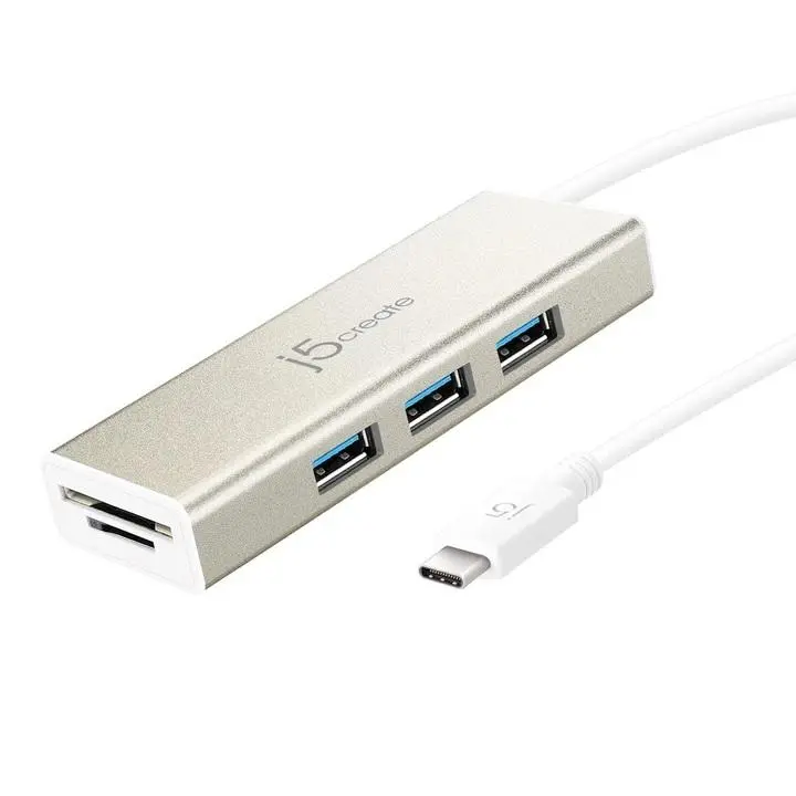 USB-C 3.1 Хъб 3-портов J5create, J5-JCH347