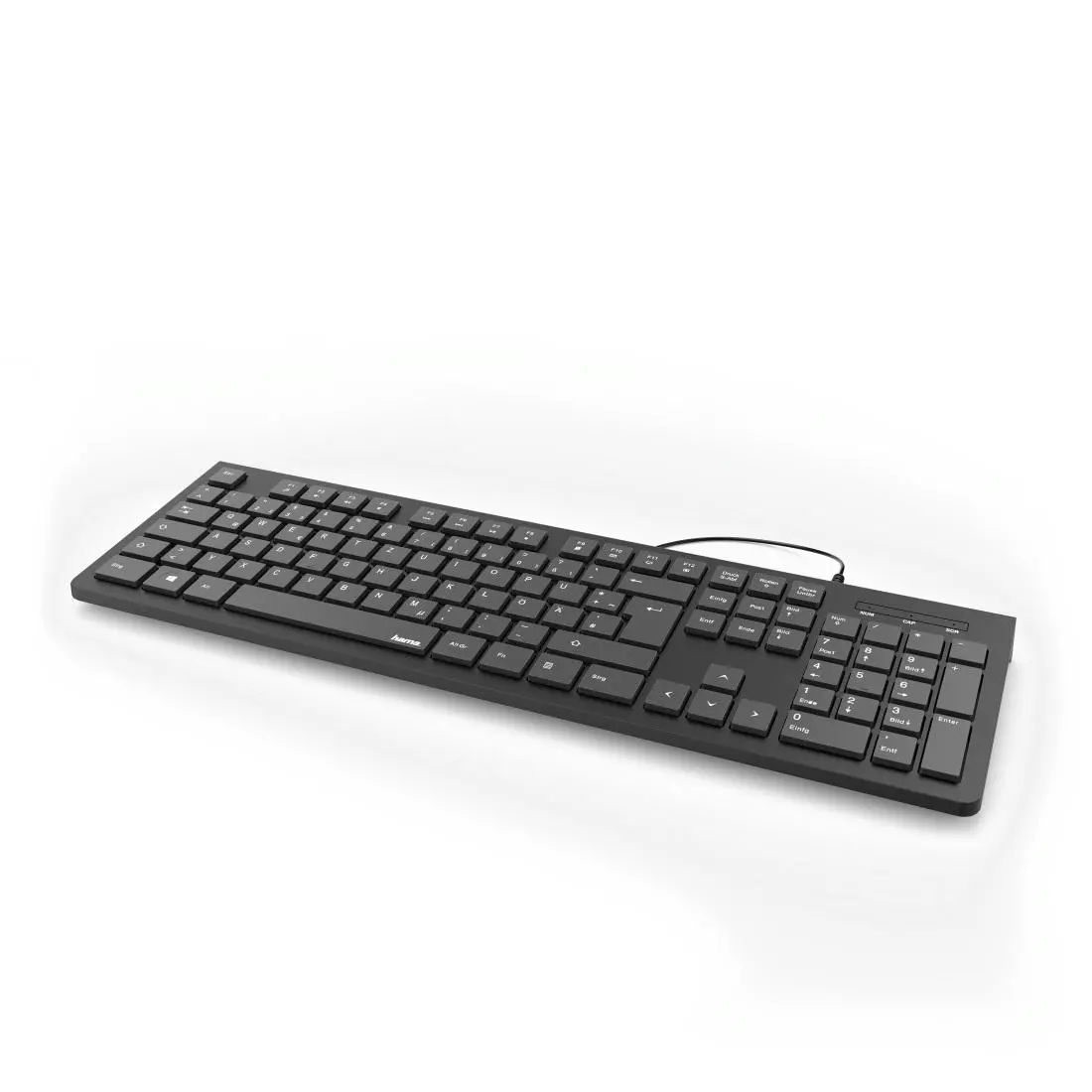 Клавиатура HAMA KC-200, с кабел, USB, Черна - image 1