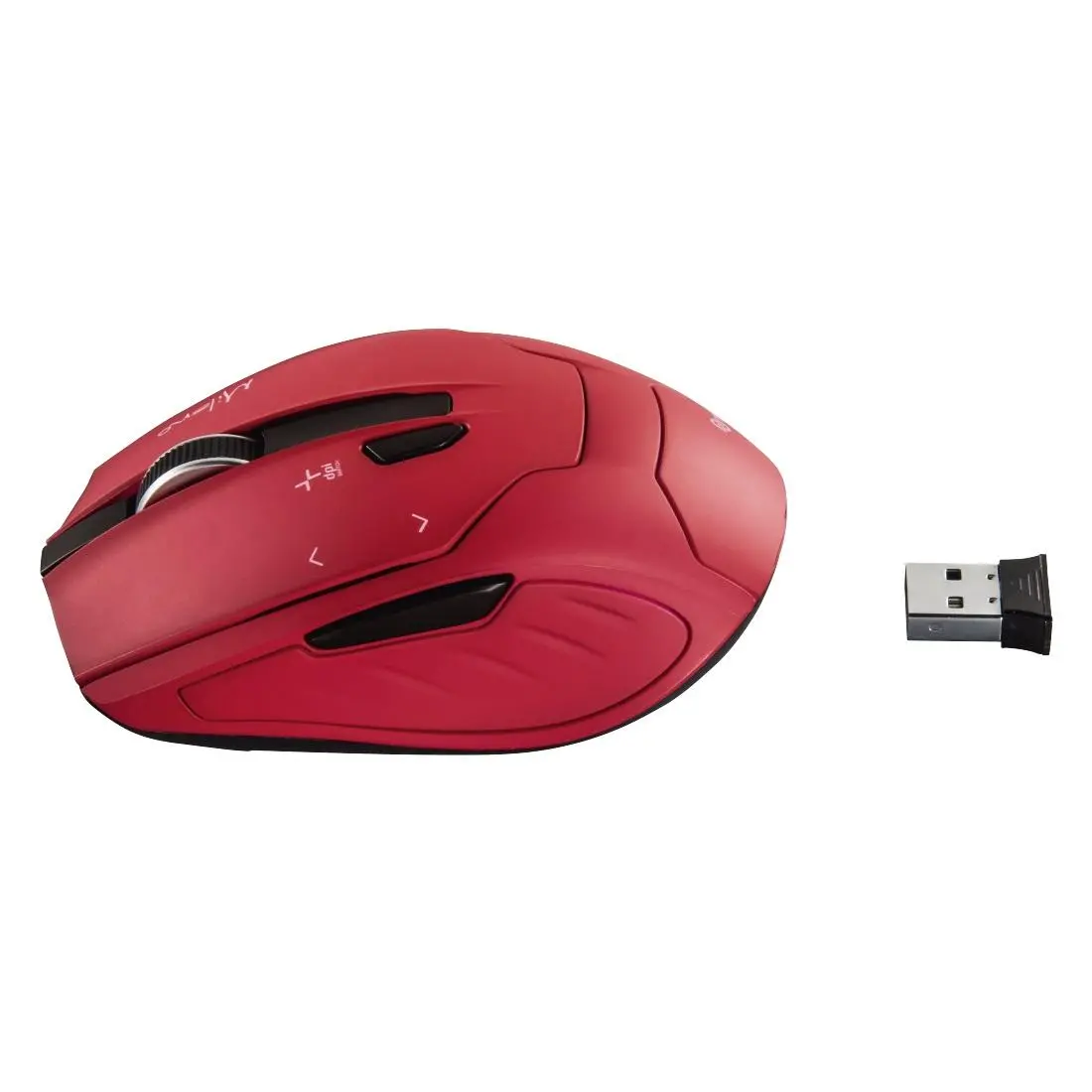 Безжична оптична мишка HAMA Milano, USB, 2400dpi, 2.4GHz RF, Червен - image 3