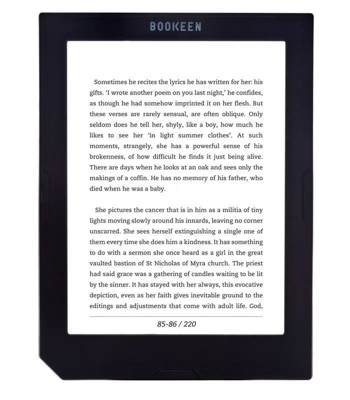 eBook четец BOOKEEN Cybook Muse Frontlight2, 6", Черен