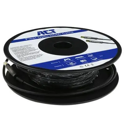 Оптичен хибриден кабел ACT AK4031, DisplayPort 1.4 мъжко - DisplayPort 1.4 мъжко, 15 м, Черен - image 1