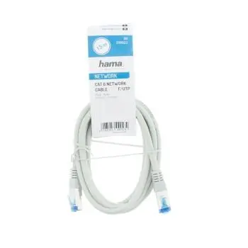 Мрежов пач кабел HAMA F/UTP, CAT 6, RJ-45 - RJ-45, 1Gbit/s, 1.5 m, Сив, Булк - image 2