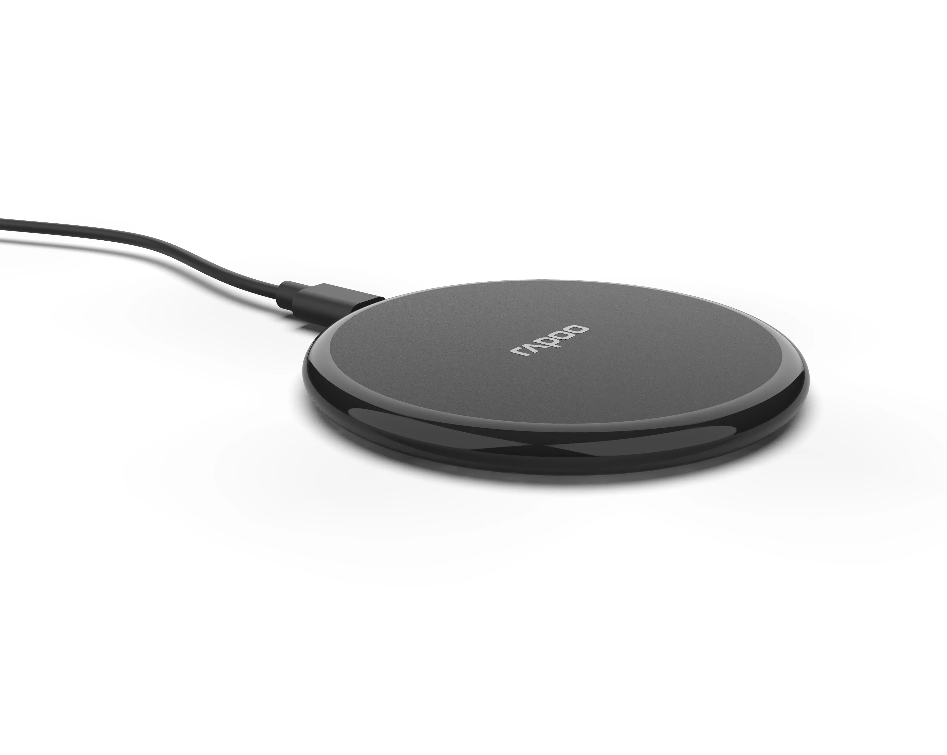 Безжично зарядно устройство RAPOO XC105, Qi, 5W/7.5W/10W, Черен - image 1