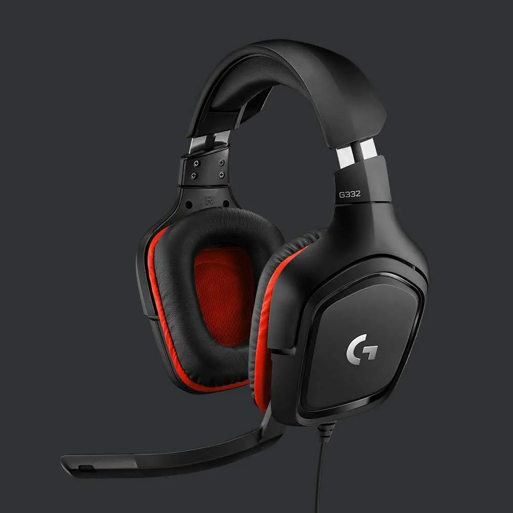 Геймърски слушалки Logitech G332, Микрофон, Черни - image 2