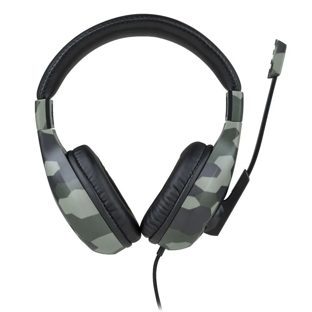 Геймърски слушалки Nacon Bigben Stereo Gaming Headset V1, Микрофон, Камуфлажно зелено - image 1