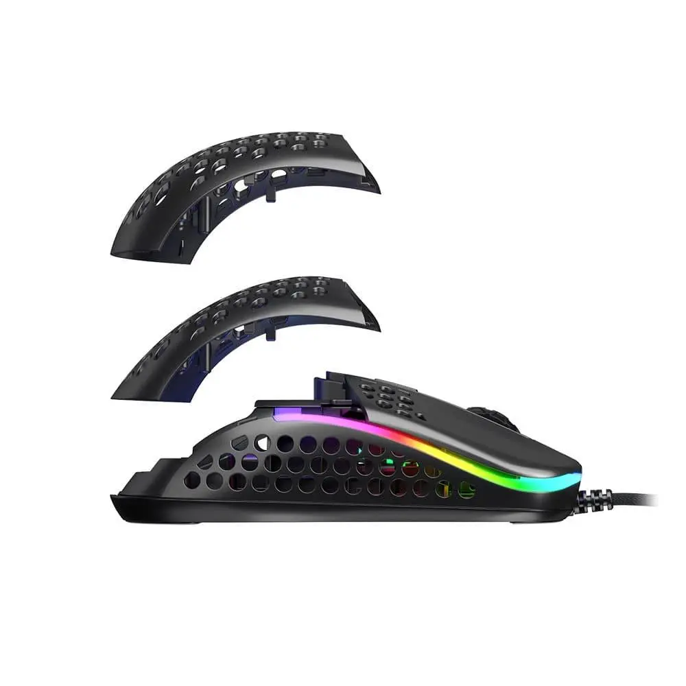 Геймърска мишка Xtrfy M42 Black, RGB, Черен - image 8
