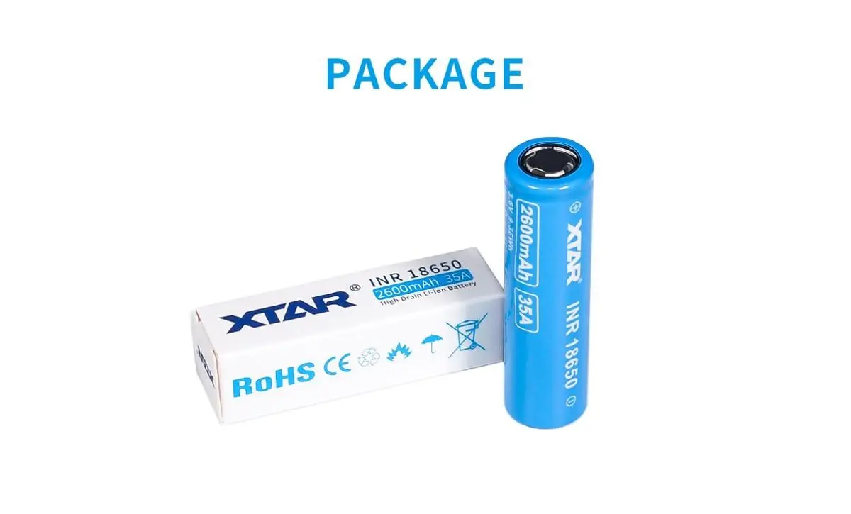 Акумулаторна батерия XTAR  18650  2600mAh, Li-ion