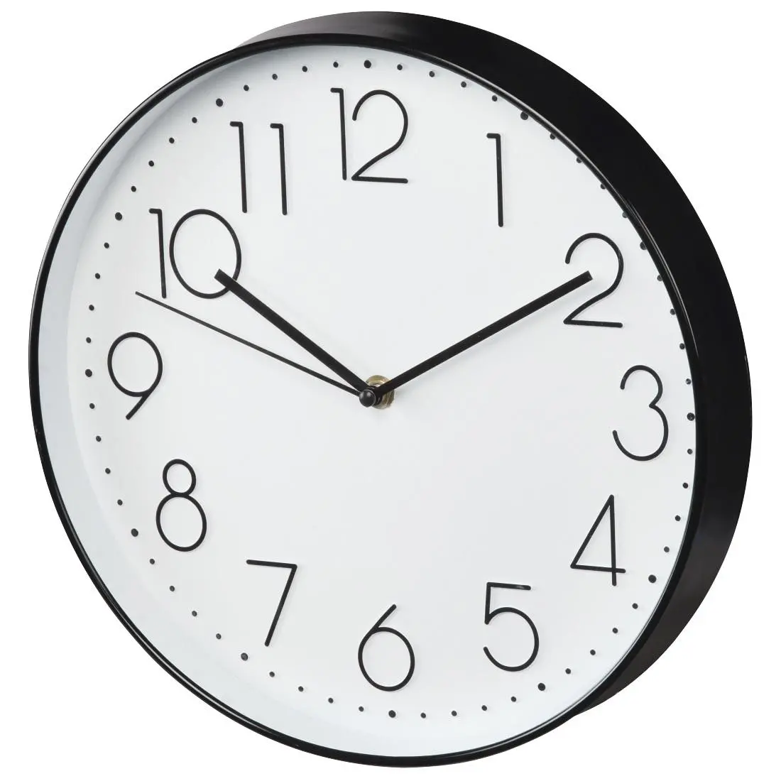 Стенен часовник Hama Elegance, Тих, 30 см., Бял/Черен - image 1