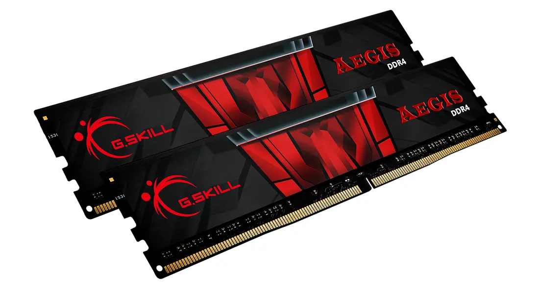 Памет G.SKILL Aegis 16GB(2x8GB) DDR4 3200MHz F4-3200C16D-16GIS - image 1