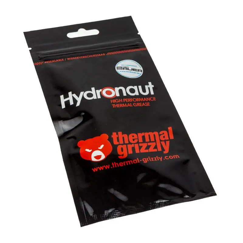 Термо паста Thermal Grizzly Hydronaut, 1g, Черен,11.8 W/mk - image 2