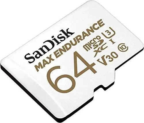 Карта памет SANDISK High Endurance, micro SDHC UHS-I, A1, 64GB, Class 10, SD Адаптер