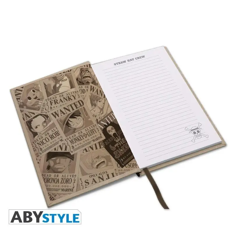 Тефтер ABYSTYLE ONE PIECE Notebook Wanted Luffy - image 3