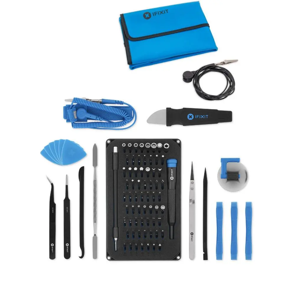 Комплект професионални инструменти iFixit Pro Tech Toolkit - 64 Precision Bits + Антистатичен пад