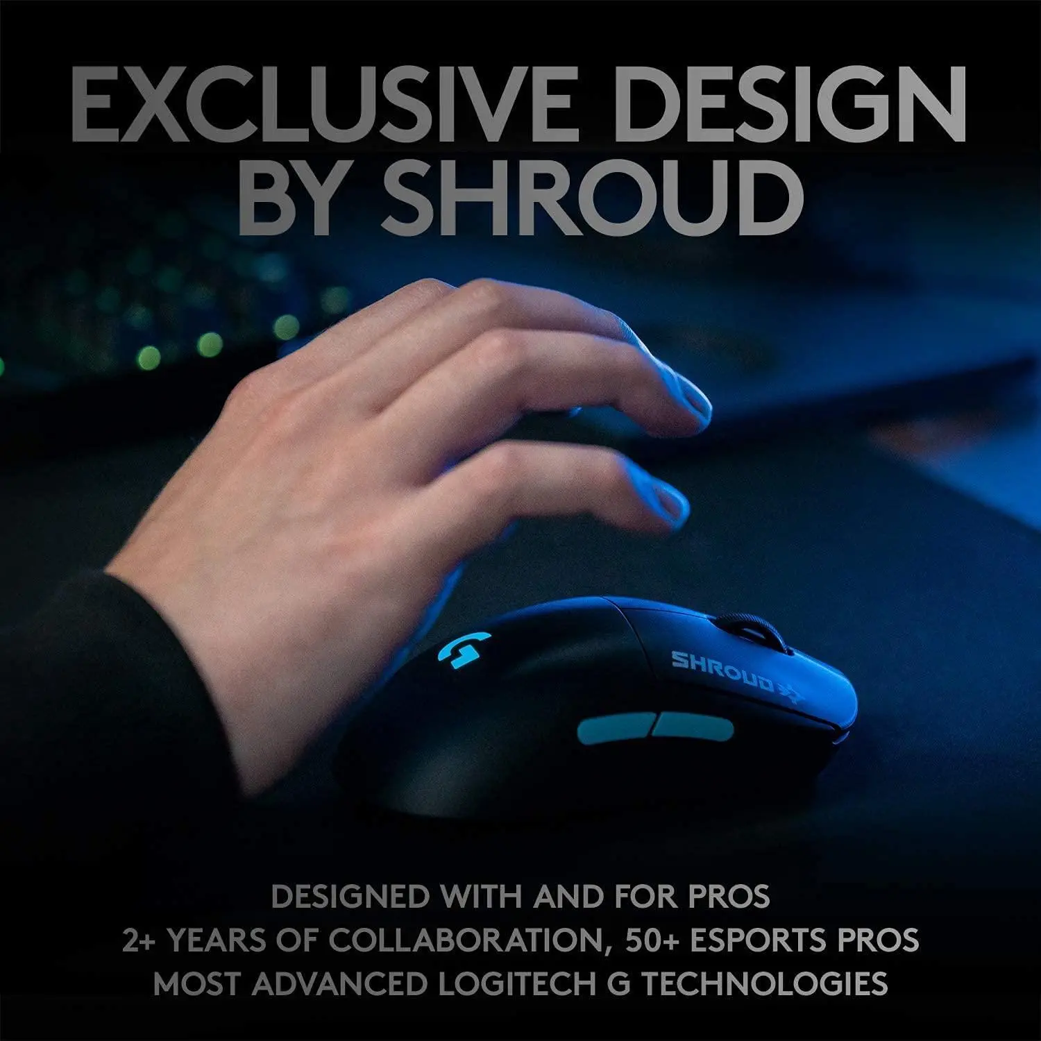 Геймърска мишка Logitech G Pro Shroud Edition, Wireless - image 1