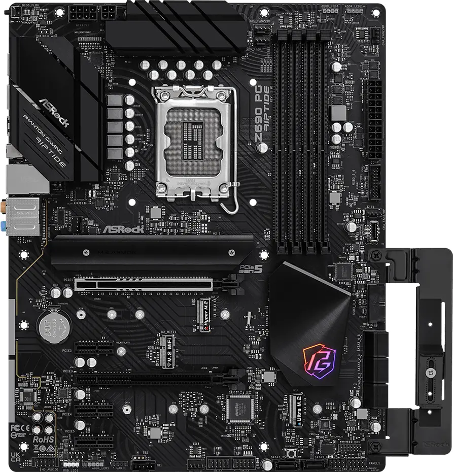 Дънна платка ASRock Z690 PG Riptide, LGA1700, ATX, Polychrome RGB - image 1