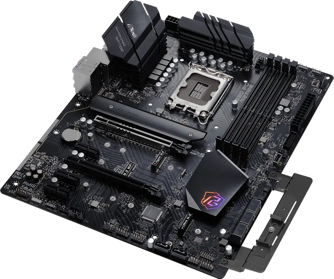 Дънна платка ASRock Z690 PG Riptide, LGA1700, ATX, Polychrome RGB - image 2