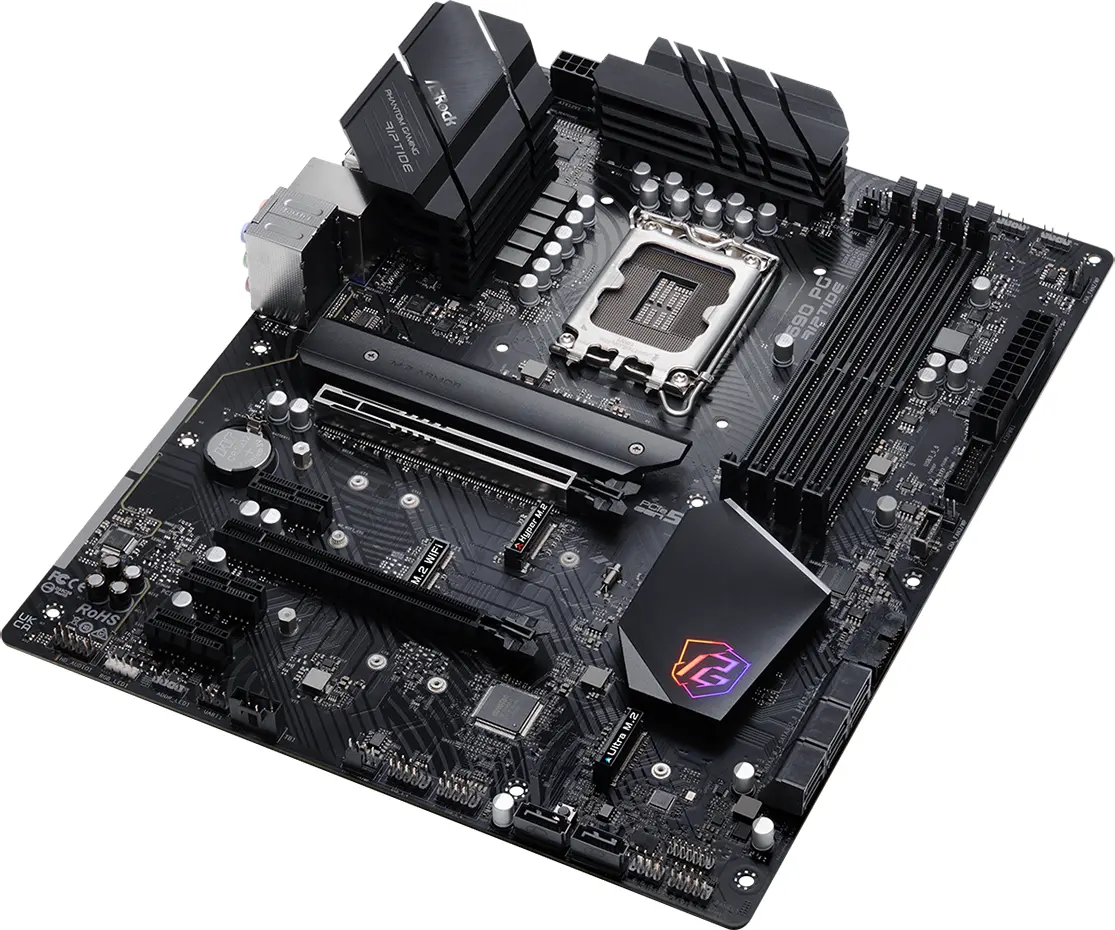 Дънна платка ASRock Z690 PG Riptide, LGA1700, ATX, Polychrome RGB - image 3