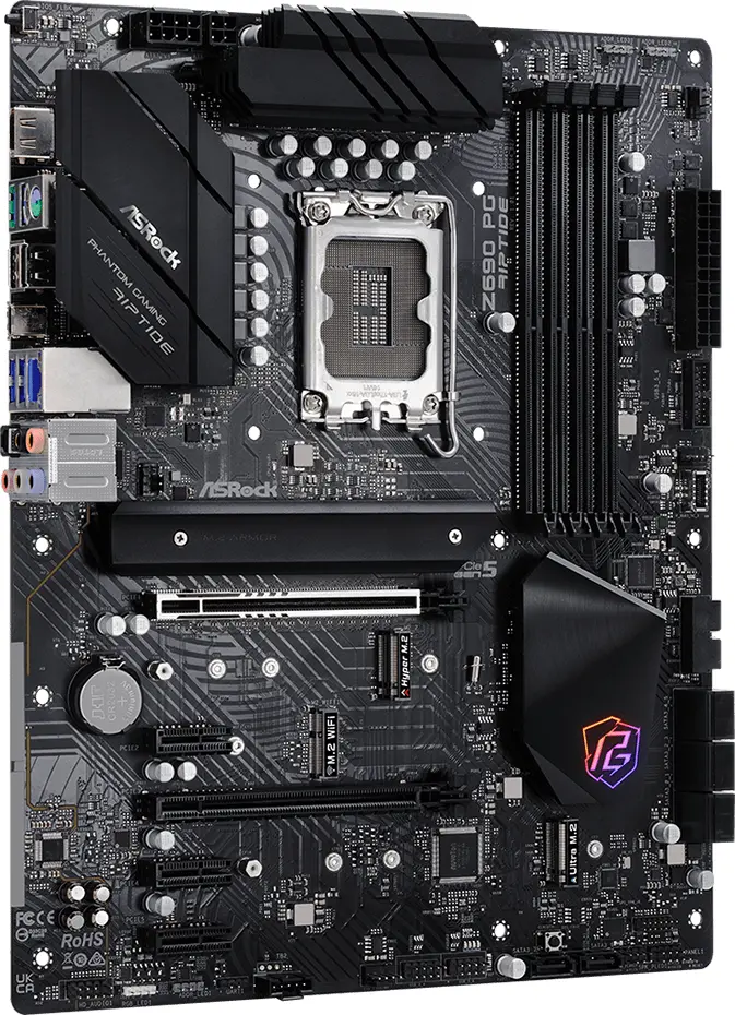 Дънна платка ASRock Z690 PG Riptide, LGA1700, ATX, Polychrome RGB - image 4