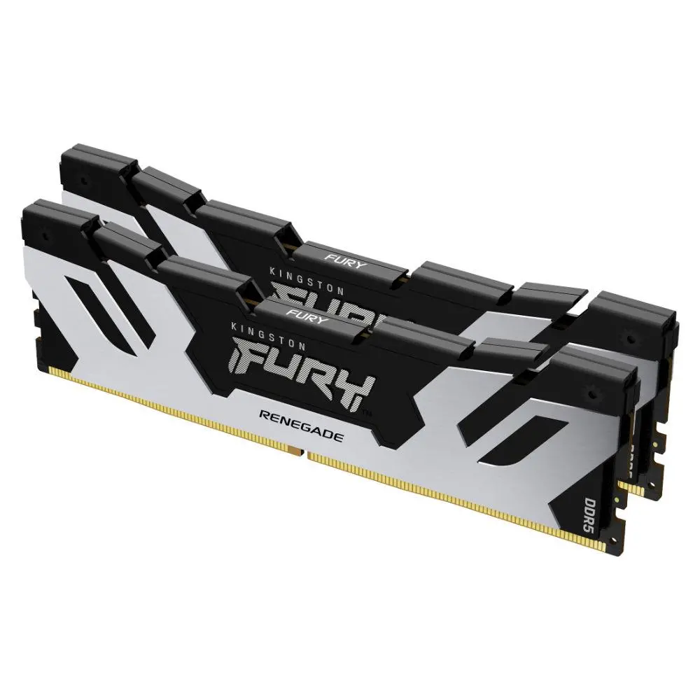 Памет Kingston Fury Renegade Silver 32GB(2x16GB) DDR5 PC5-48000 6000MHz CL32 KF560C32RSK2-32 - image 1