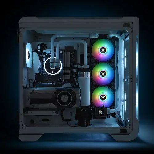 Вентилатори Thermaltake Pure Duo 12 ARGB Sync Radiator 2-Fan Компелкт Черно - image 5