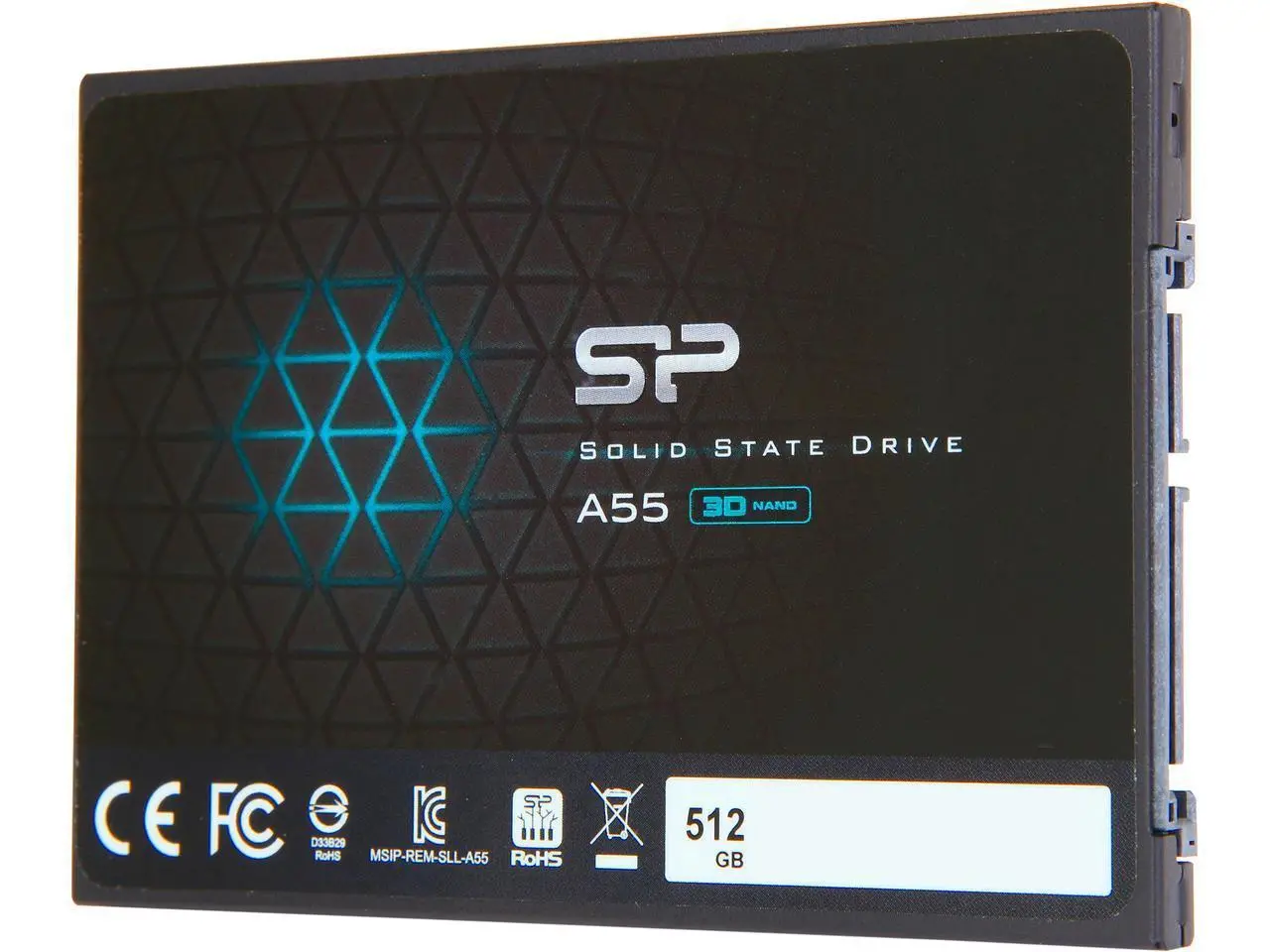 Solid State Drive (SSD) SILICON POWER A55, 2.5", 512 GB, SATA3 3D NAND flash - image 1