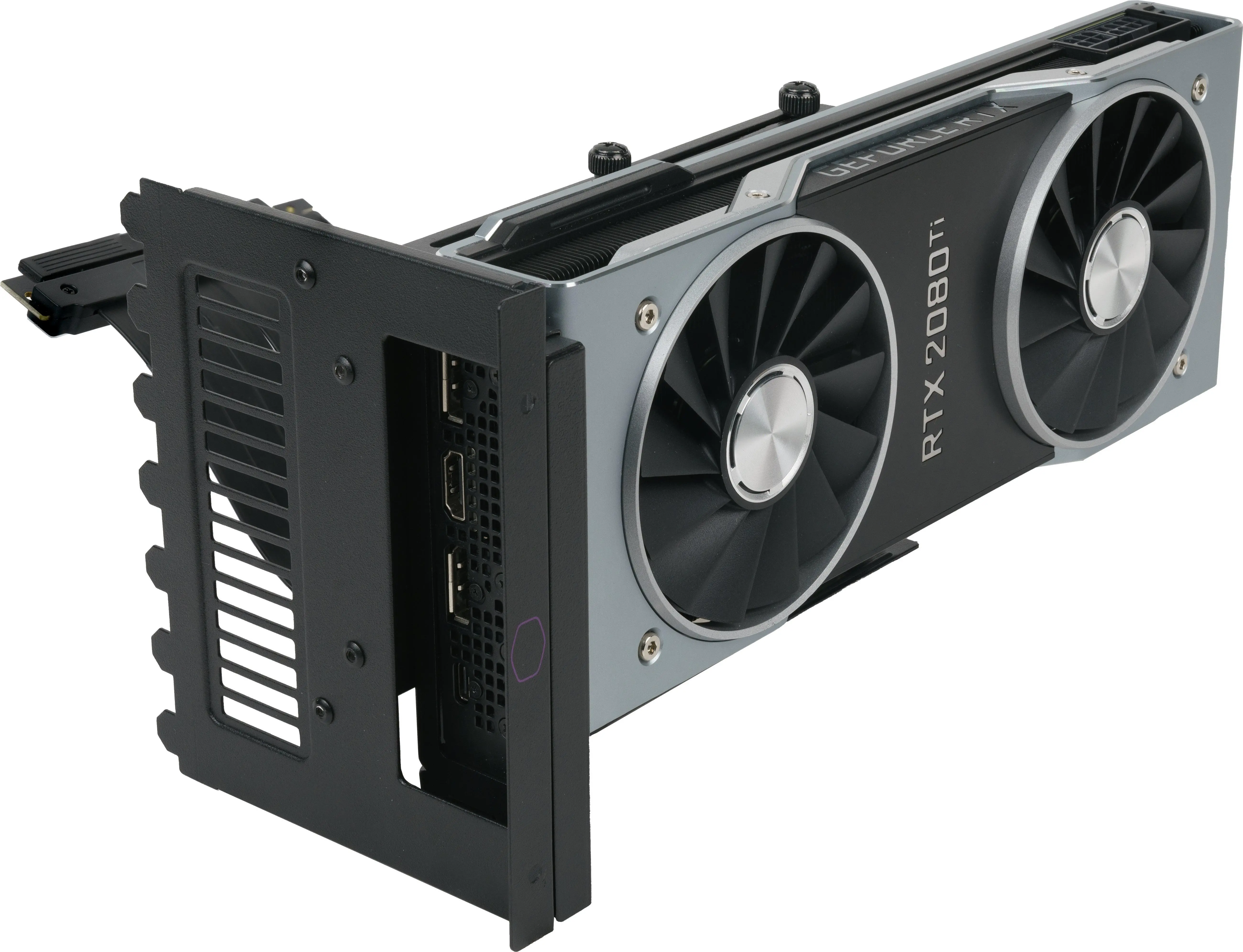 Cooler Master GPU holder V2 Брекет и кабел за вертикален монтаж на видео карта - image 3