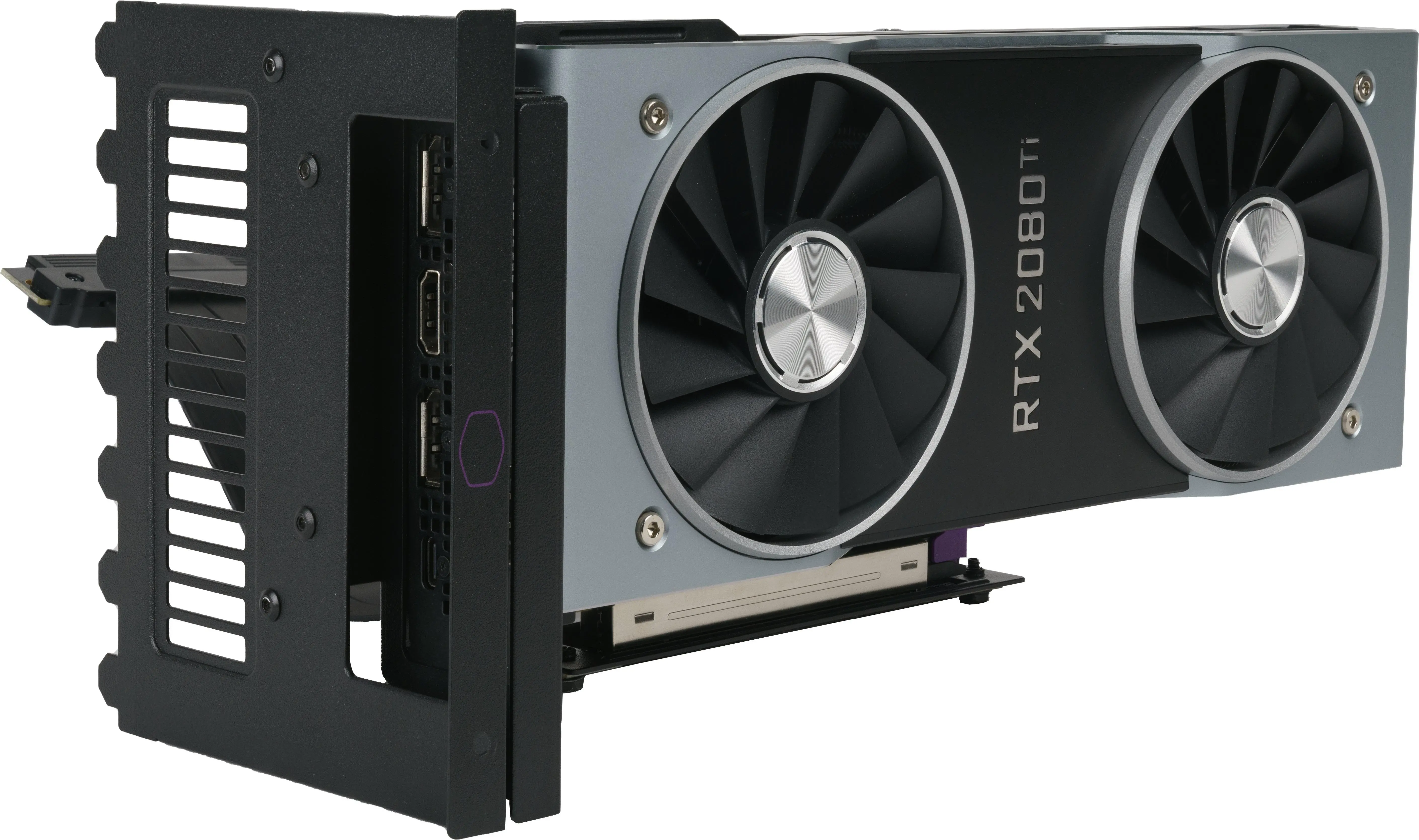 Cooler Master GPU holder V2 Брекет и кабел за вертикален монтаж на видео карта - image 4