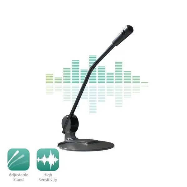 Настолен мултимедиен микрофон EWENT EW3550, Черен - image 2