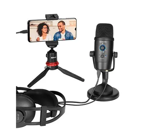 Настолен микрофон BOYA BY-PM500, USB-A/USB-C - image 2
